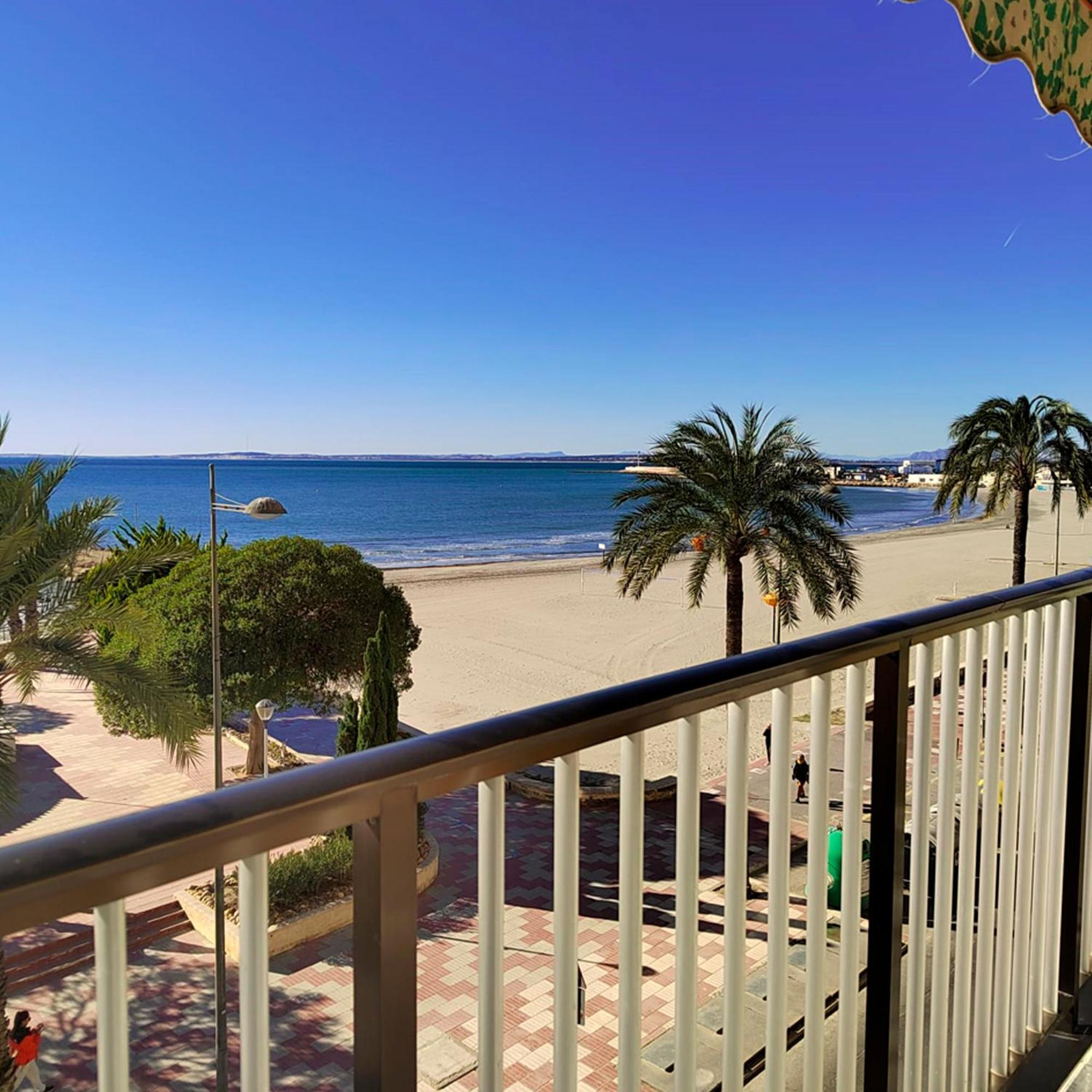 Apartamento Santa Pola Primera Linea De Playa Zewnętrze zdjęcie